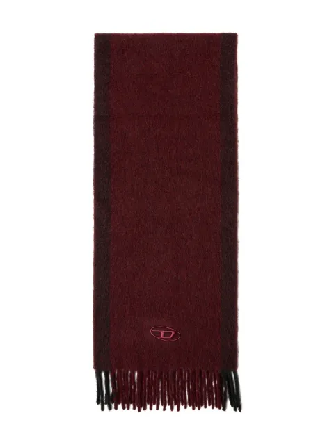 Diesel x Farfetch FR-S-Olid logo scarf Red P017050SPFS