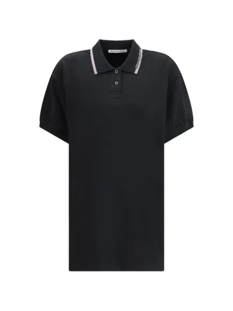 Alexander Wang polo-collar mini dress Black 4CC1266902