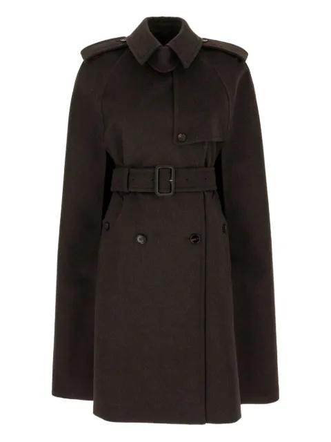 Burberry cashmere Belmont trench cape Brown 8115048