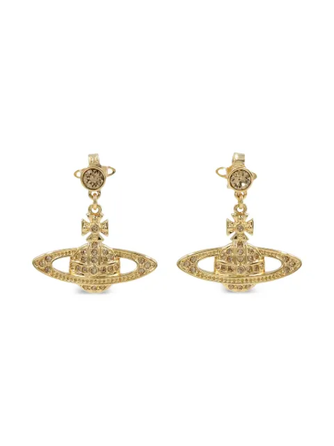 Vivienne Westwood Pre-Owned 2020s orb stud earrings Gold 1020889