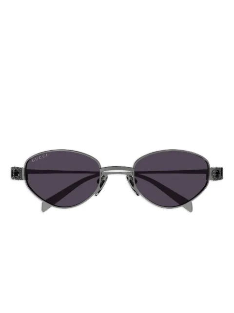 Gucci Eyewear oval-frame sunglasses Grey GG1935S002