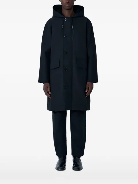 Mhl By Margaret Howell button-up parka Black MHOU0512A25KSQBLK