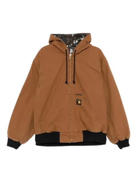 Carhartt WIP reversible zip-fastening jacket Brown I036412