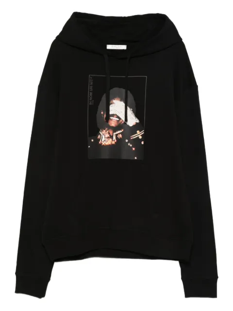 Ih Nom Uh Nit graphic-print hoodie Black NCW25208099
