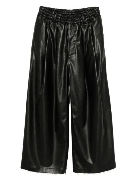 TEAM WANG design wide-leg trousers Black TWFW25B403