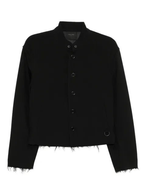 TEAM WANG design Acceptance jacket Black TWFW25A380