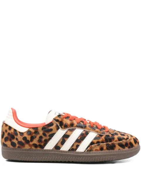 adidas Samba OG animal-print striped trainers Brown JI2734