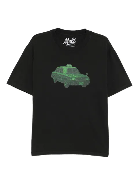 Melt graphic-print T-shirt Black MS5059