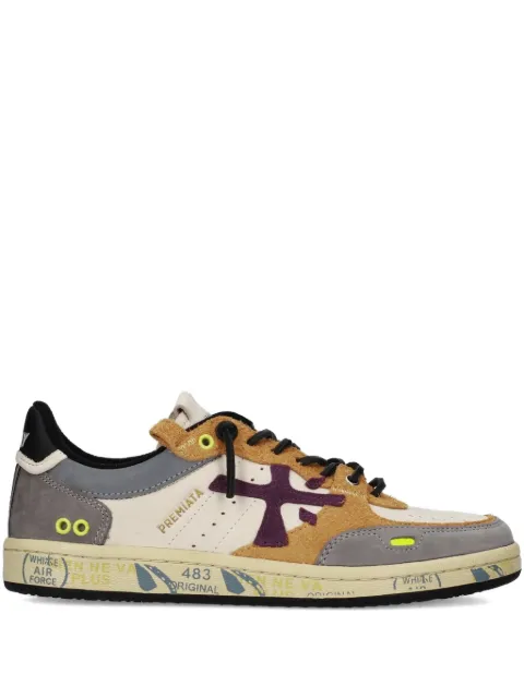 Premiata Bskt Clay panelled sneakers Neutrals BSKTCLAYD7846