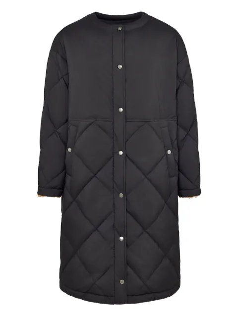 Pyrenex Blossom quilted coat Black HWY0100009