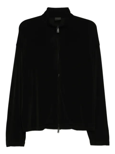 TEAM WANG design Acceptance zip-up cardigan Black TWFW25A405