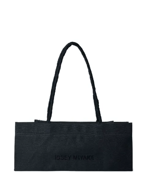 Issey Miyake logo twin handles tote bag Black IM58AG40215