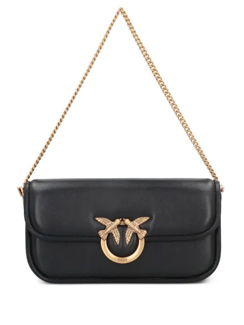 PINKO small love birds chain shoulder bag Black 105083A26LZ99Q