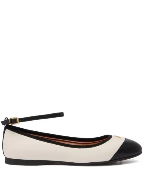 Bally Ysla ankle-strap ballet flat Neutrals WA100AVT012