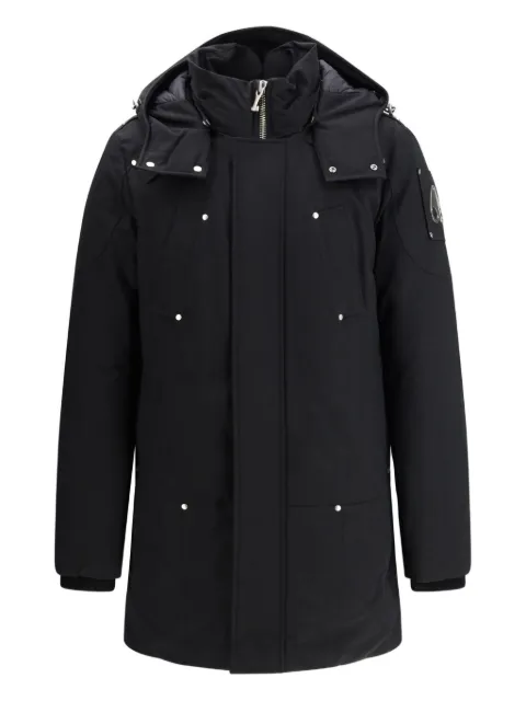 Moose Knuckles long-sleeve hooded parka Black M35MP261S