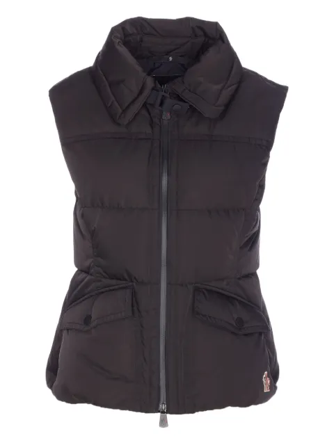 Moncler Grenoble polo-collar padded gilet Black K20981A000225988K
