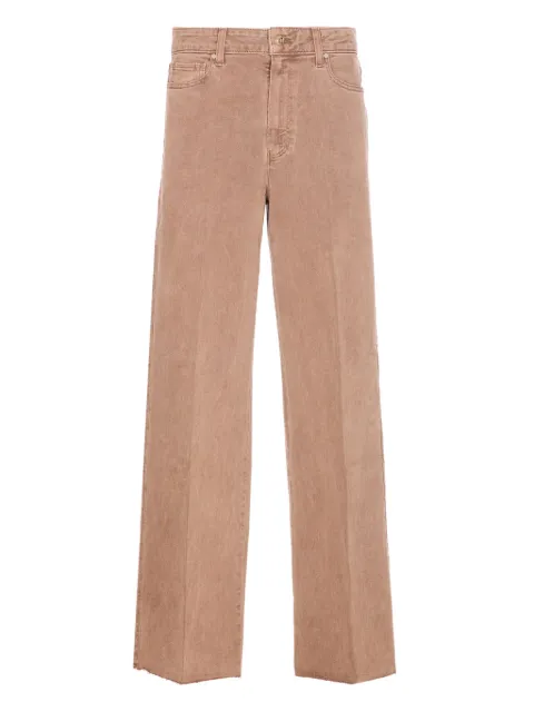 PAIGE Anessa raw-hem jeans Brown 8902208C197