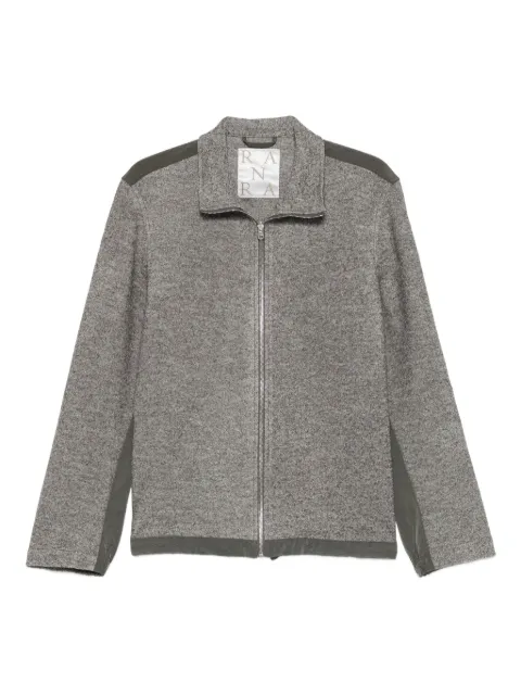 RANRA zip panelled sweater Brown AMFW25TR01536C722