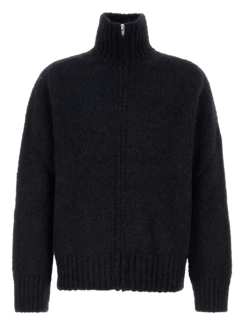 Jil Sander mohair blend cardigan Blue J47HP0016J14733