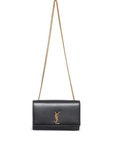Saint Laurent Kate leather shoulder bag Black 8515042R20W