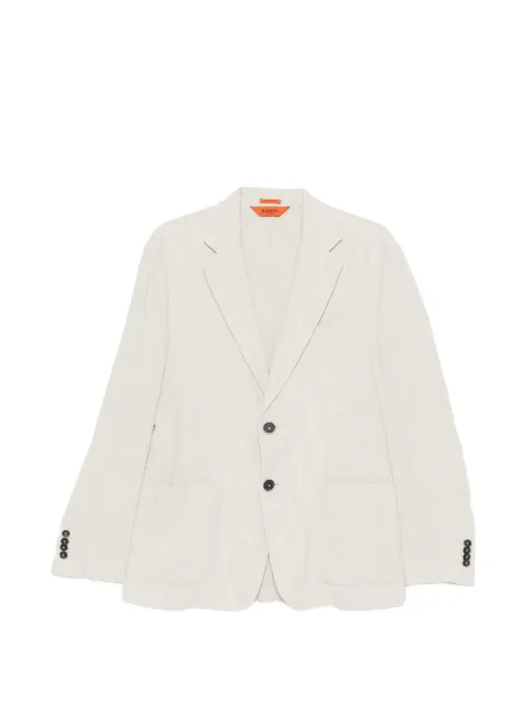 Barena herringbone single-breasted blazer Neutrals GIU52004146