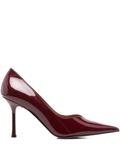 Castagna 85mm Anya pointed-toe pumps Red ANYA