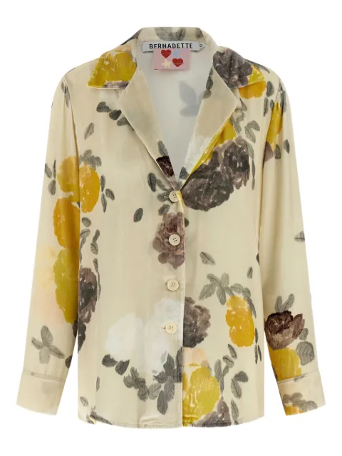 Bernadette Louis floral-print shirt Neutrals PS26RTWPJBLOUG06