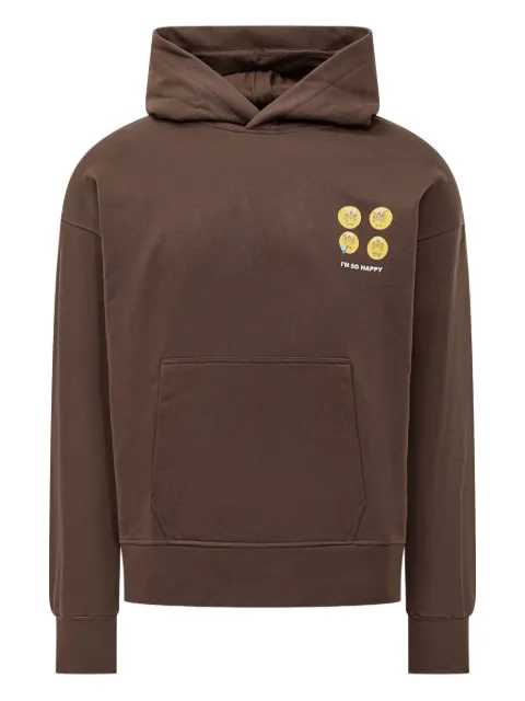 BARROW graphic hoodie Brown F5BWUAHS084