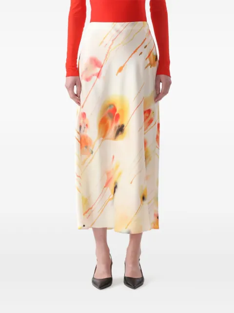Jason Wu Collection floral-print pencil skirt Neutrals R2608001D