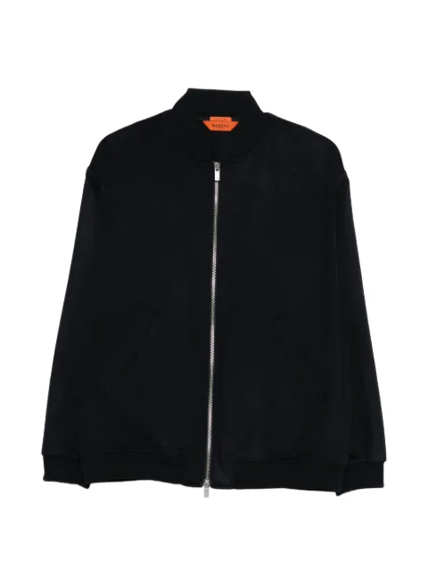 Barena zip-up cashmere bomber jacket Blue CSU54010518