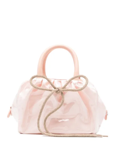 Simone Rocha mini gathered bow tote bag Pink BAG2110829