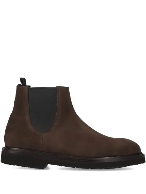 Premiata pull tab suede chelsea boots Brown 32313RAINTMORODINOGY