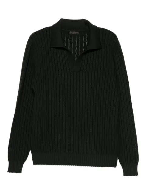 Dell'oglio polo-collar sweater Black PL3MLSKWM7H