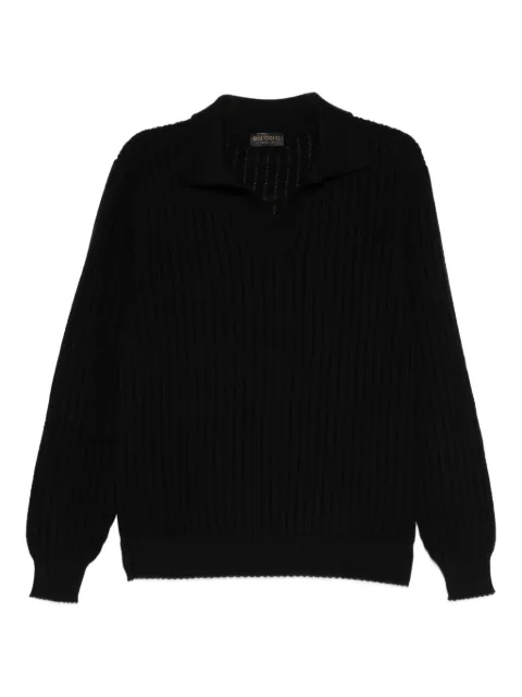 Dell'oglio polo-collar sweater Black PL3MLSKWM7H