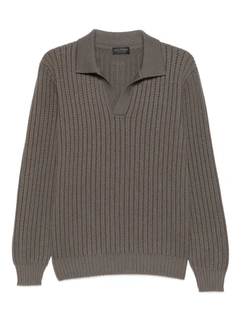 Dell'oglio openwork sweater Brown PL3MLSKWM7H