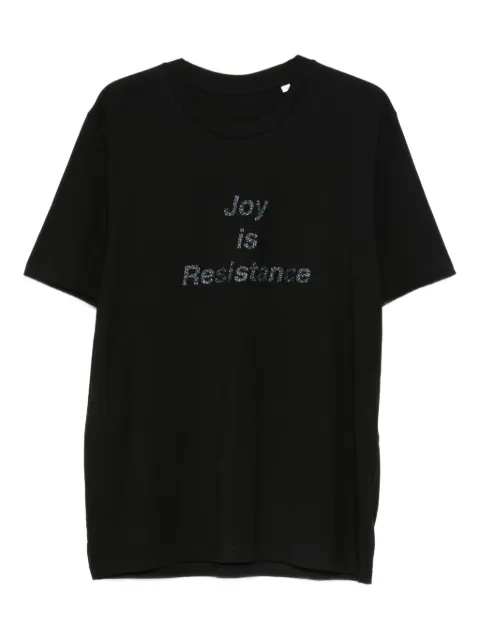 Lutz Huelle Joy T lettering T-shirt Black JOYTTS8000