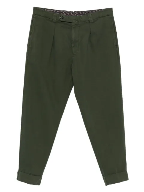 Berwich Chiaia GD pleated trousers Green CHIAIAGDDV0101X