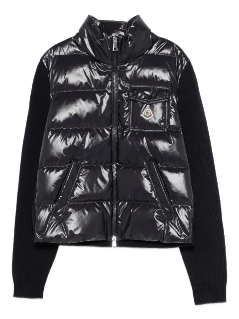 Moncler zip padding jacket Blue L10939B00023M7774