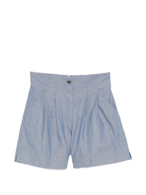Moncler Grenoble high-waist chino shorts Blue L10982B00001596RS