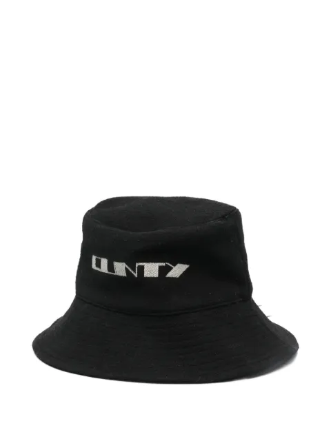 Rick Owens logo bucket hat Black DA02E7479BMOEM6