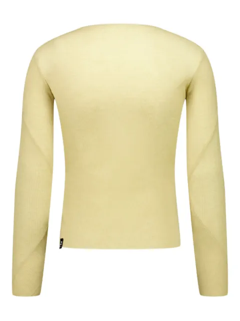 JORDANLUCA Blues long-sleeve top Yellow A25UTP510V3