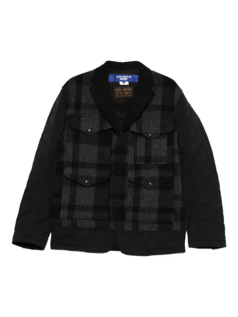Junya Watanabe MAN x Filson quilted plaid jacket Black WPJ003051