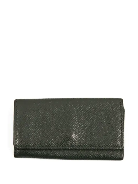 Louis Vuitton Pre-Owned 2000s leather four-hook key-case Green 15016201
