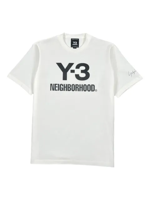 adidas x Neighborhood logo-print T-shirt White JX7449