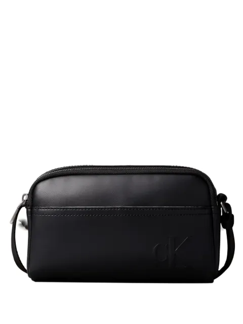 Calvin Klein logo-embossed cross body bag Black LV04D3247GUB1