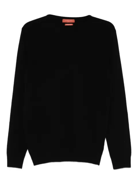 Daniele Fiesoli crewneck long-sleeve sweater Black DF0030