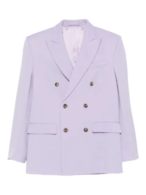 WARDROBE.NYC double-breasted blazer Purple W4007PC