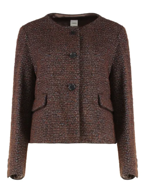 ASPESI mélange-effect jacket Brown W3G0926V558V558