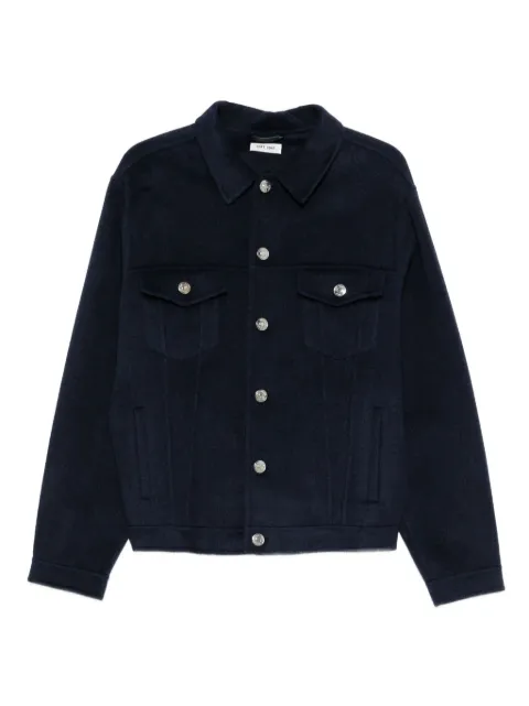 Soft Goat buttoned pocket jacket Blue FW25SFW1052
