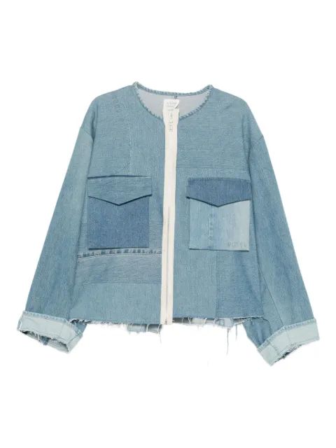Kuro Remake Mark II frayed denim jacket Blue 963118